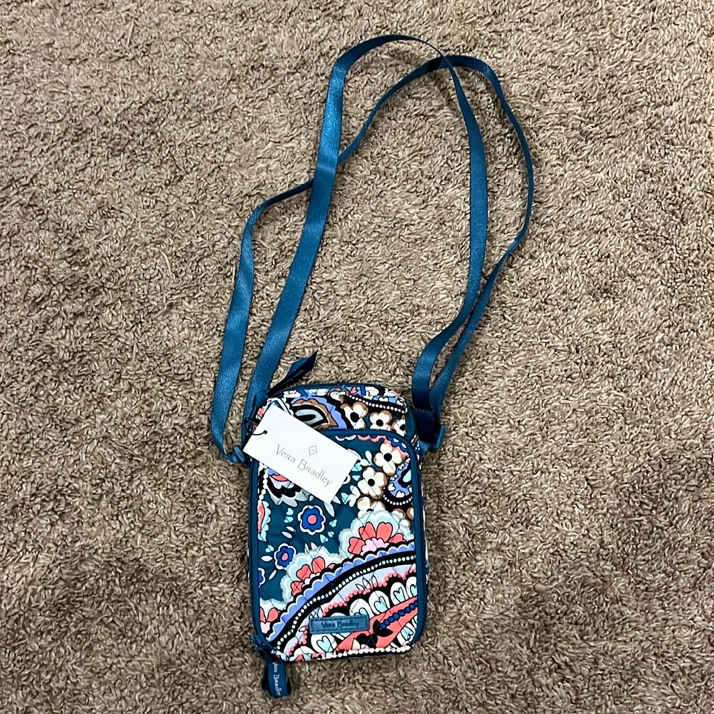 Ver Bradley Petite Cellphone Crossbody - NWT!